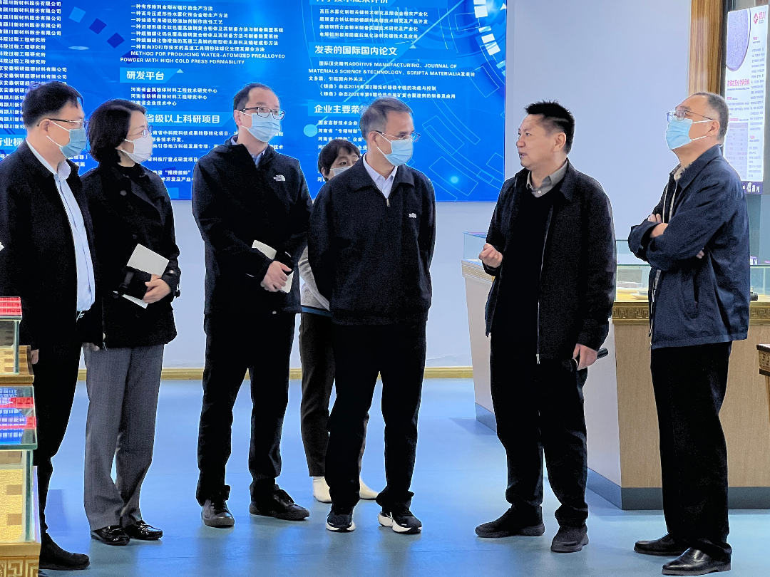 河南省省稳经济政策措施专项工作组李拴成一行莅临颍川新材料调研(图3)